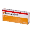 Мальтофер таблетки жев. по 100 мг №30 (10х3)