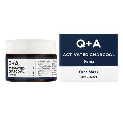 Маска для лица Q+A Детокс с активированным углем, 50 г