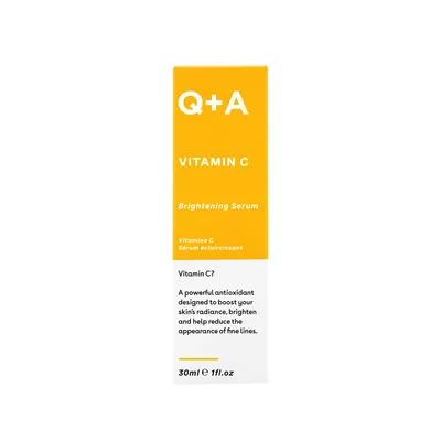 Сироватка для обличчя Q+A Освітлення з вітаміном C, 30 мл
