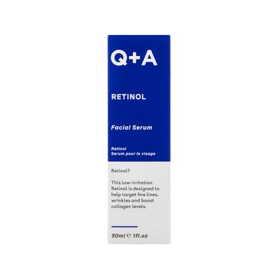 Сыворотка для лица Q+A Антивозрастная с ретинолом, 30 мл
