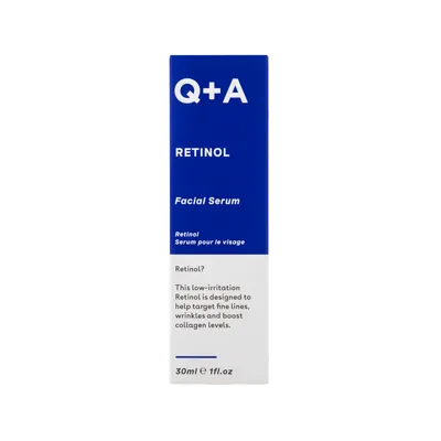 Сироватка для обличчя Q+A Антивікова з ретинолом, 30 мл