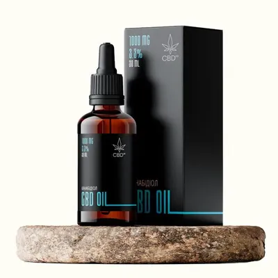 Канабідіол CBD Oil, олія 3,3% по 30 мл у флаконі