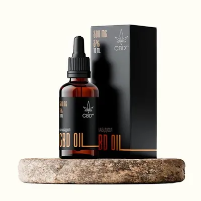 Канабідіол CBD Oil, олія 5% по 10 мл у флаконі