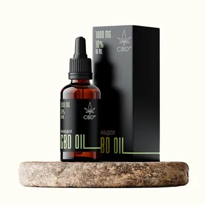 Канабідіол CBD Oil, олія 10% по 10 мл у флаконі