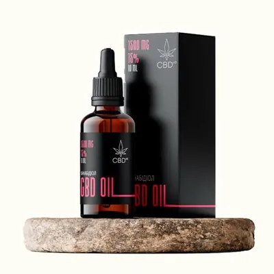 Канабідіол CBD Oil, олія 15% по 10 мл у флаконі : інструкція +