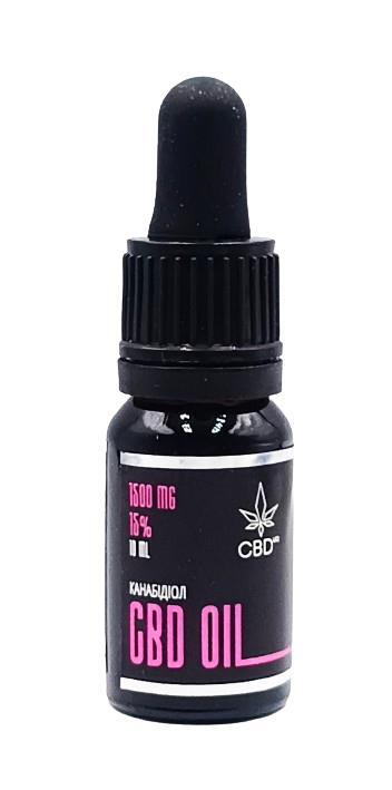 Каннабидиол CBD Oil, масло 15% по 10 мл во флаконе