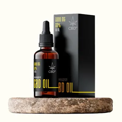 Канабідіол CBD Oil, олія 20% по 10 мл у флаконі