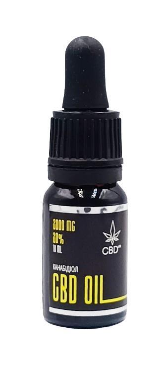 Канабідіол CBD Oil, олія 20% по 10 мл у флаконі