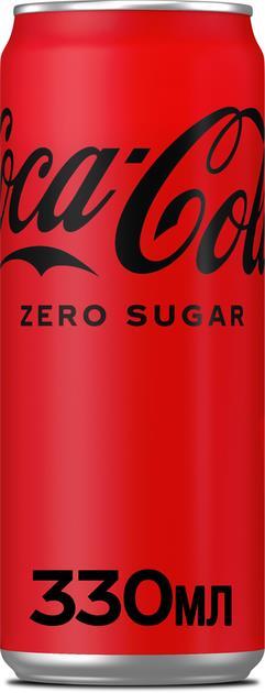 Напиток Coca-Cola Zero без сахара, 330 мл