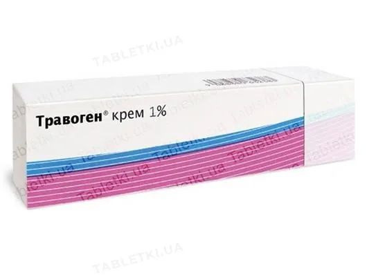 Травоген крем 1 % по 20 г у тубах