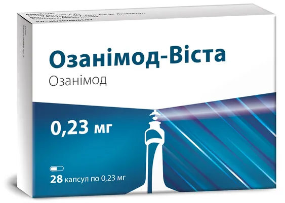 Озанімод-Віста капсули тв. по 0.23 мг №28 (7х4)