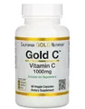 Вітамін С California Gold Nutrition Gold C Vitamin C 1000 мг вег. капсули №60