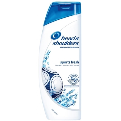 Шампунь Head & Shoulders Sports Fresh против перхоти, 400 мл