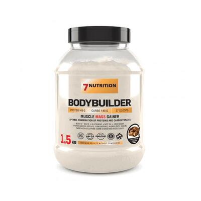 Гейнер 7Nutrition Bodybuilder Muscle Mass Gainer, chocolate-caramel-peanut bar, 1,5 кг