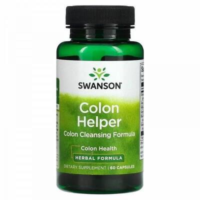Комплекс для очистки кишечника Swanson Colon Helper, 60 капсул