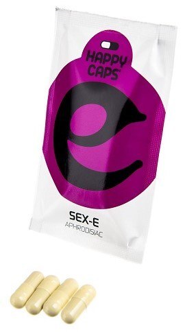 Афродизиак Happy Caps Sex-E, капсулы №4 в саше