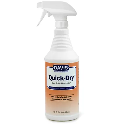 Спрей Davis Quick-Dry для собак та котів, 946 мл
