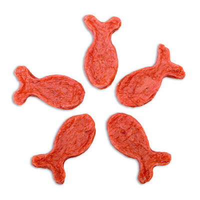 Лакомство для собак Wanpy Salmon Fish Shape Bites из лосося для собак, 100 г