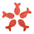 Лакомство для собак Wanpy Salmon Fish Shape Bites из лосося для собак, 100 г