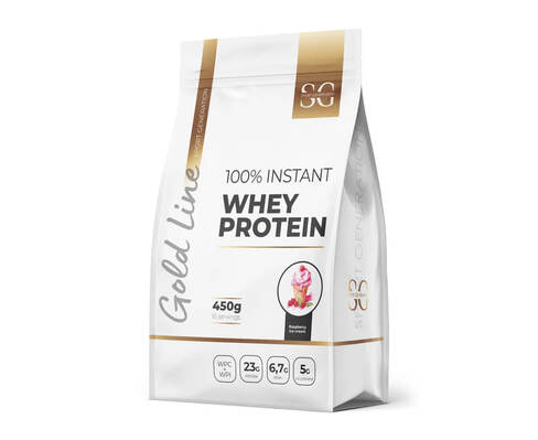 Протеїн Sport Generation Gold Premium 100% Instant Whey Protein (WPC+WPI) Raspberry Ice Cream, 450 г