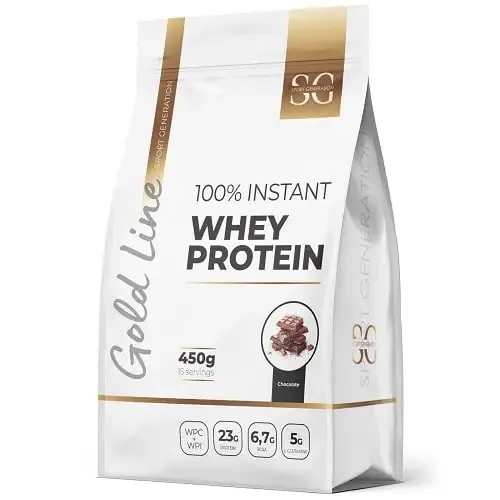 Протеїн сироватковий змішаний Sport Generation Gold Line 100% Instant Whey Protein шоколад, 450 г