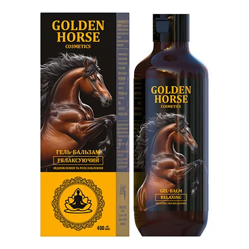 Гель-бальзам для тіла Golden Horsе релаксуючий, 400 мл