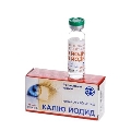 Калия йодид капли глаз. 20 мг/мл по 5 мл во флак. с крыш.-кап.