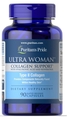 Комплекс Puritan's Pride Ultra Woman Collagen Support with Hyaluronic Acid 1000 мг, 90 капсул