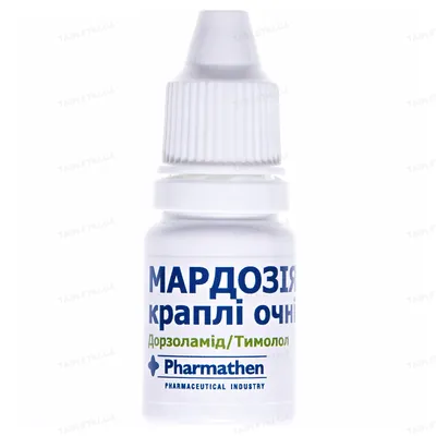 Мардозія краплі оч., р-н по 5 мл у флак.-крап.