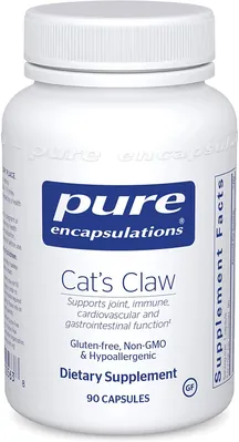 Котячий кіготь Pure Encapsulations Cat's Claw 450 мг, 90 капсул