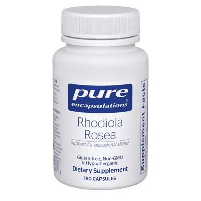 Родіола рожева Pure Encapsulations Rhodiola Rosea, 180 капсул