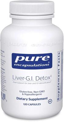 Очищение ЖКТ и печени Pure Encapsulations Liver-G.I. Detox, 120 капсул