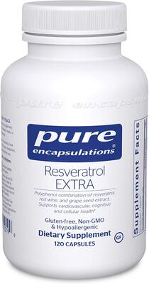 Ресвератрол Екстра Pure Encapsulations Extra Resveratrol, 120 капсул