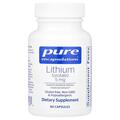 Літій (оротат) Pure Encapsulations Lithium (Orotate) 5 мг, 90 капсул