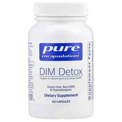 ДІМ детокс Pure Encapsulations DIM Detox, 60 капсул