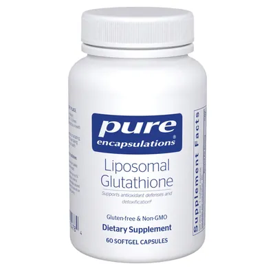 Ліпосомальний Глутатіон Pure Encapsulations Liposomal Glutathione 375 мг, 60 капсул
