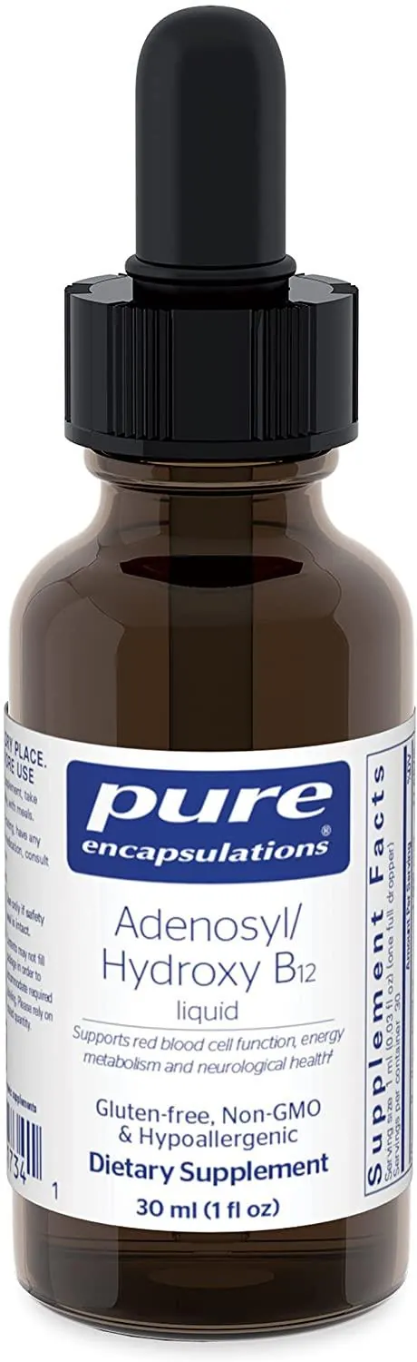 Вітамін B12 Pure Encapsulations Adenosyl/Hydroxy B12, 30 мл