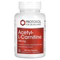 Ацетил-L-карнитин Protocol for Life Balanc Acetyl-L-Carnitine 500 мг, 100 веганских капсул