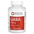 Гамма-аминомасляная кислота ГАМК Protocol for Life Balance GABA 750 мг, 120 веганских капсул