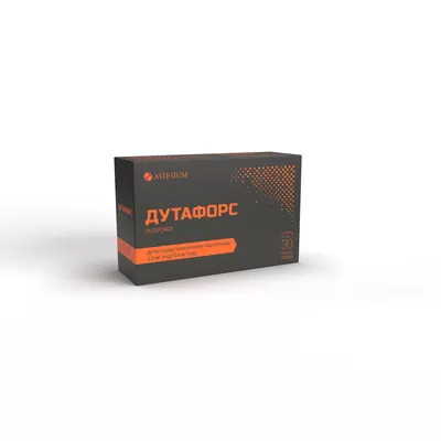 Дутафорс капсули тв. по 0.5 мг/0.4 мг №30 (6х5)