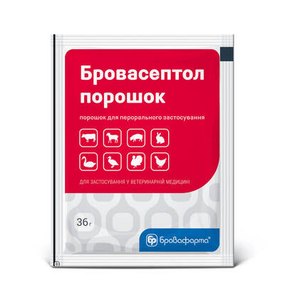Бровасептол (ДЛЯ ЖИВОТНЫХ) порошок, 36 г