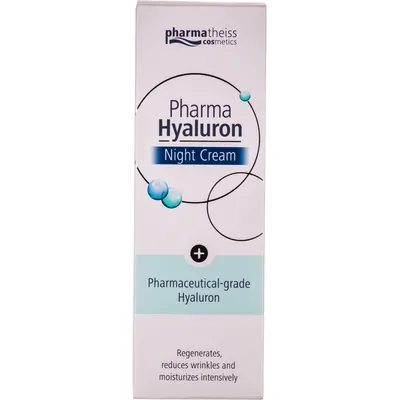 Крем для обличчя Medipharma Cosmetics Pharma Hyaluron Legere нічний зволожуючий, флакон з дозатором, 50 мл