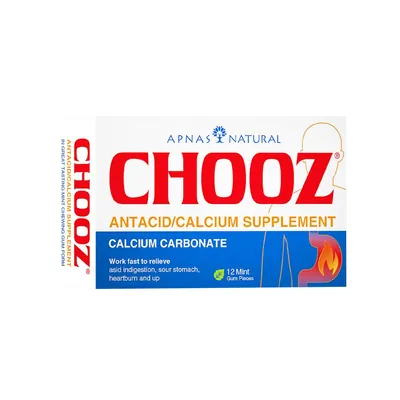 Чуз Apnas Natural Chooz зі смаком м'яти жувальні гумки №12
