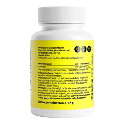 Вітамін В12 ZeinPharma льодяники №60