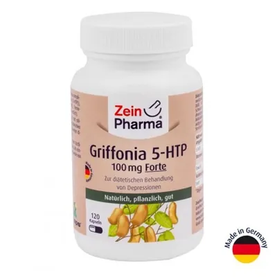 Гриффонія 5-HTP (5-гідрокситриптофан) Форте ZeinPharma капсули по 100 мг №120