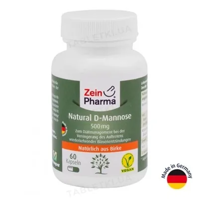 Д-маноза ZeinPharma капсули по 500 мг №60
