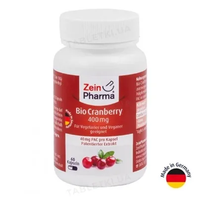 Журавлина ZeinPharma капсули по 400 мг №60