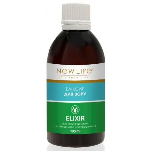 Еліксир New Life Для зору, 100 мл