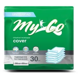 Пелюшки MyCo Cover одноразові гігієнічні 60 х 90 см, 30 шт
