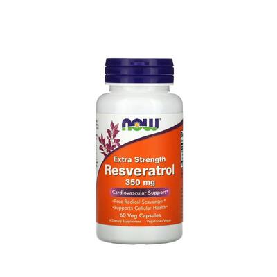Ресвератрол натуральный NOW Natural Resveratrol 350 мг, 60 капсул